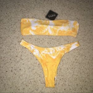 Yellow ZAFUL Bathing Suit